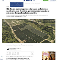 Ms dinero, menos negocios: as avanzan las fusiones y adquisiciones en Colombia, que en nueve meses dejan al pas como el segundo de Latinoamrica